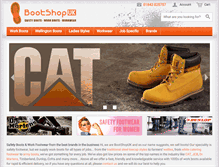 Tablet Screenshot of bootshopuk.com